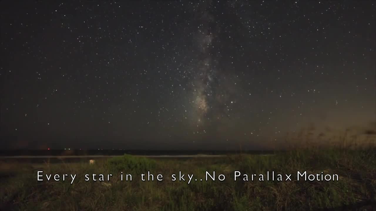 No Star Parallax Proves We're not on a Spinning Ball