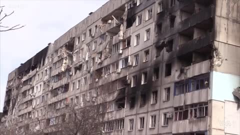 Russia Ukraine War, The city of #Mariipol is being destroyed by #Russia day after day !!!!