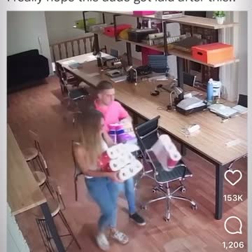 Dude casually catches falling toilet paper with his foot