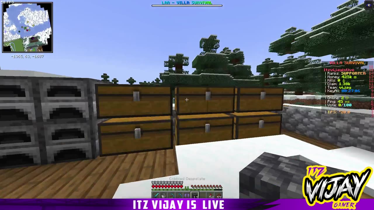 🔴MINECRAFT SURVIVAL SMP 24/7 JAVA/ PE SERVER MINECRAFT LIVE |💜8 #minecraft #minecraftlive
