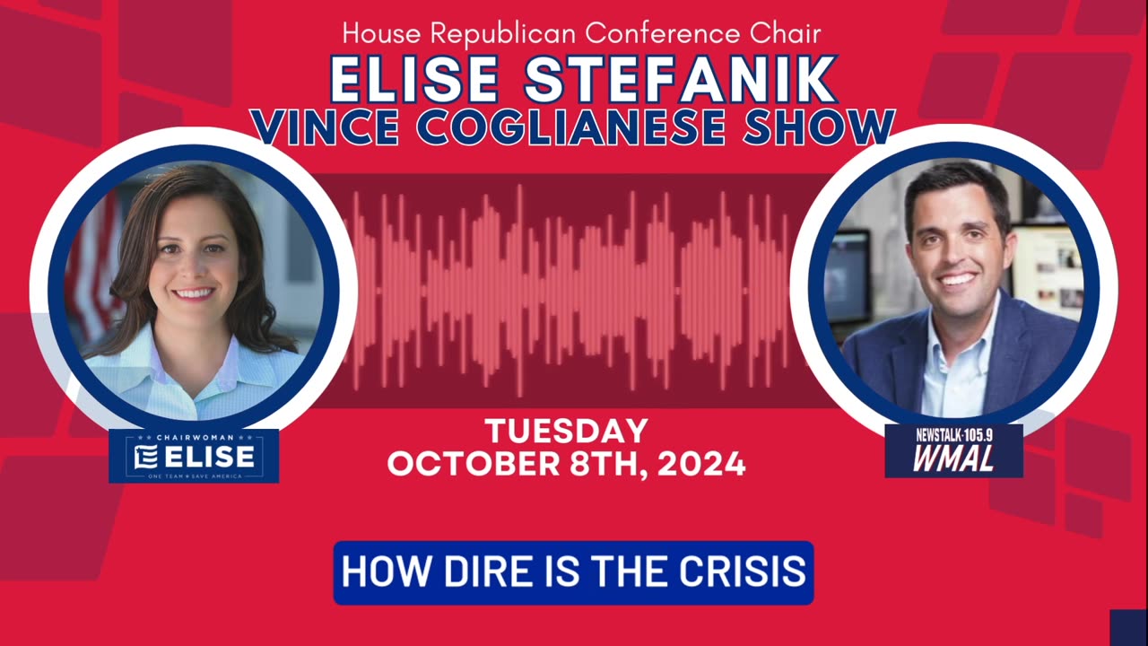 Elise joins The Vince Coglianese Show on WMALDC 10.08.2024
