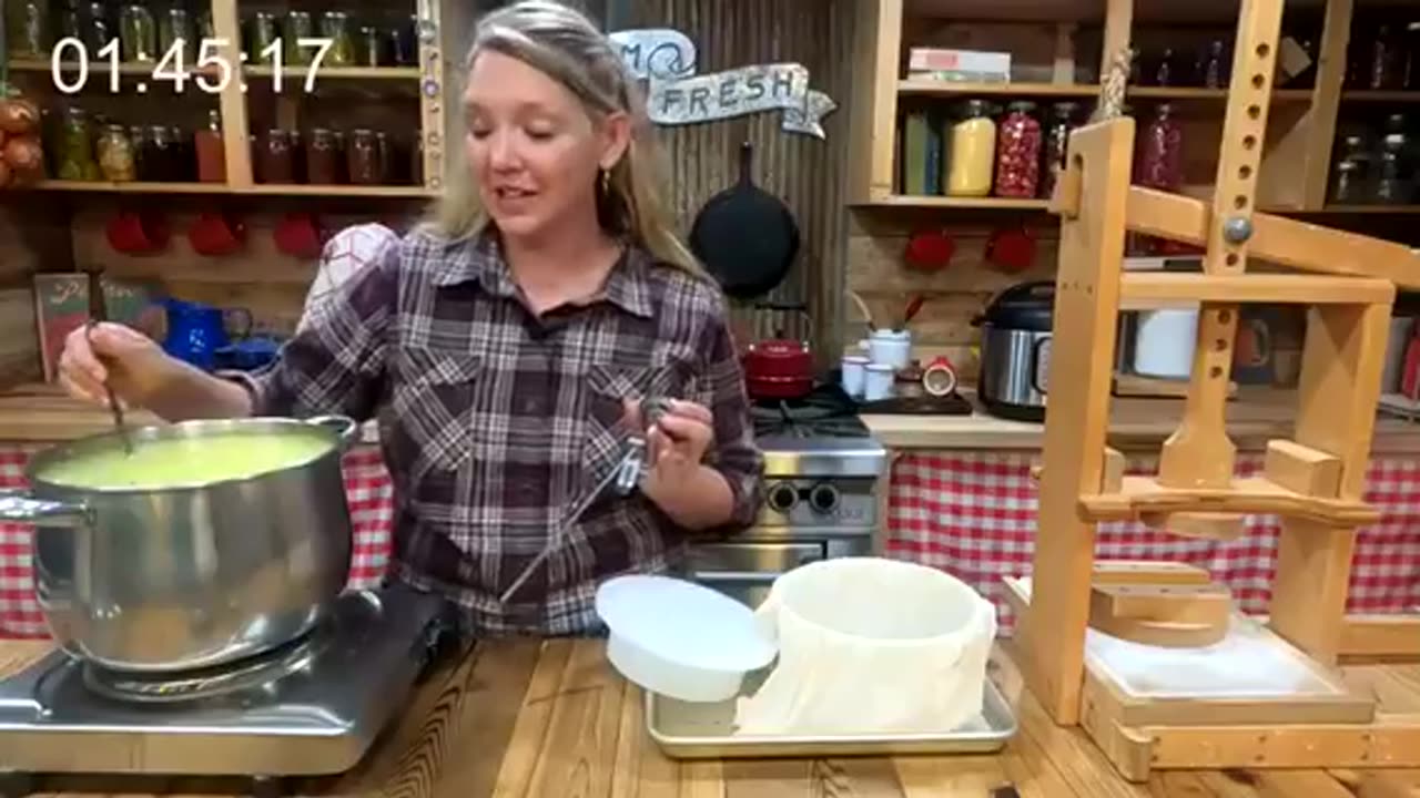 How She Makes All Her Dairy in 2 Hours! (Homemade Cheddar Cheese, Yogurt and more)
