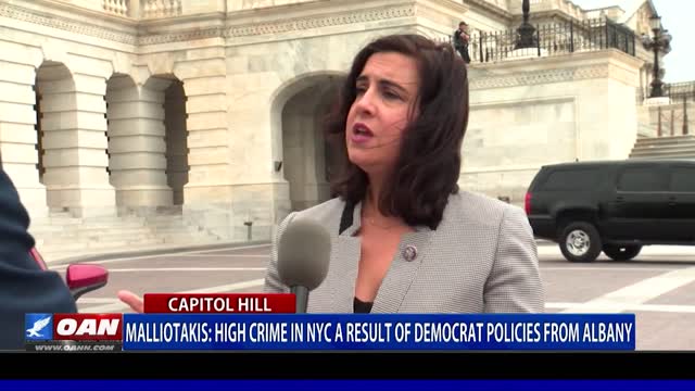 Rep. Malliotakis: High crime in NYC a result of Democrat policies from Albany