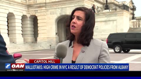 Rep. Malliotakis: High crime in NYC a result of Democrat policies from Albany