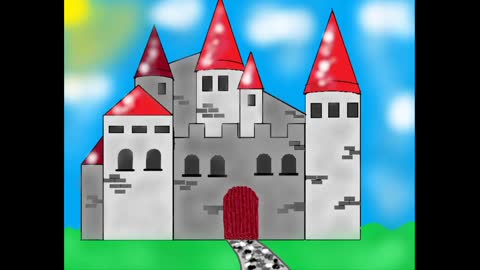 CASTLE - ZAMEK 🏰 HOW TO DRAW - FOR CHILDRENS ♥