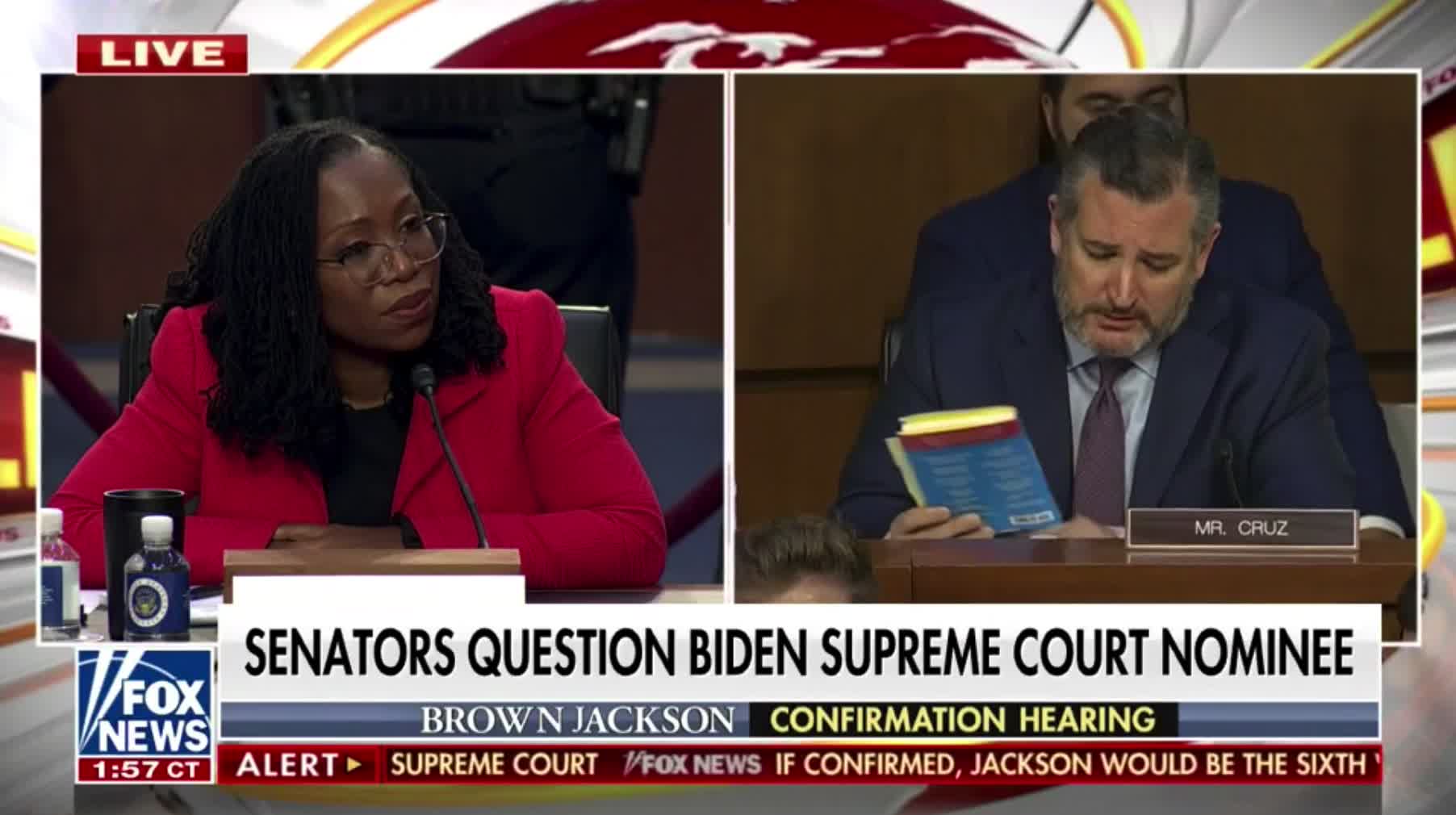 Sen. Ted Cruz grills Judge Kentanji Brown Jackson over the content of Ibram X. Kendi's books