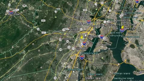 911 Terrorist Attack Locations using Google Earth.