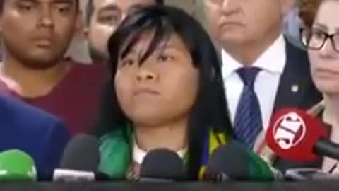 Índia Ysani vai a ONU fala a verdade que está acontecendo no Brasil 👏👏