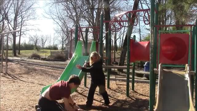 Free running monkey bars backflip