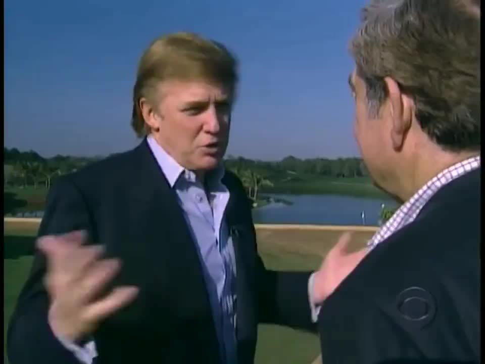 Trump throwback: "I don't give up"