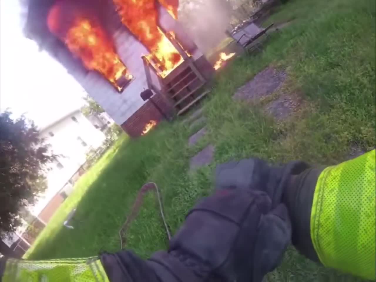 A Fire at a loved ones house