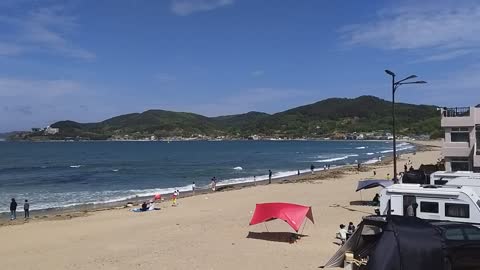 Beautiful view of Gudo Beach in Pohang(#1)