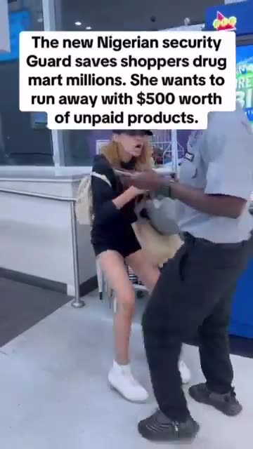 Security guard stops a $500 robbery at Shoppers Drug Mart