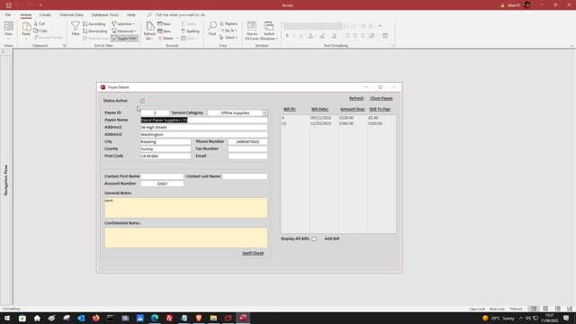 Locking A Field On Your Form - Overlapping Window Style - (From directmc.co.uk)