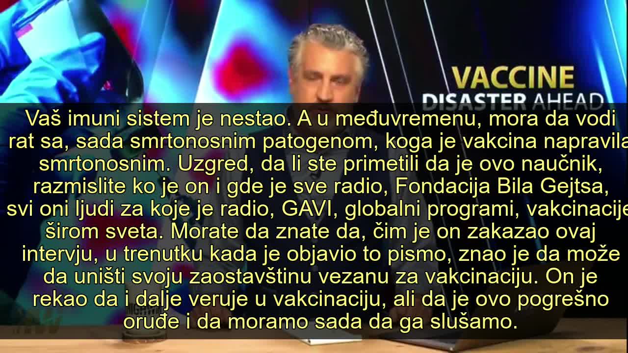 EKSPERT UPOZORAVA NA RIZIKE OD MASOVNE VAKCINACIJE - GERT VANDEN BOŠ