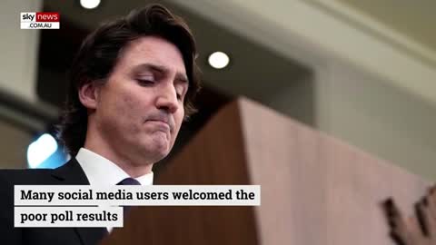 CANADIAN PM JUSTIN TRUDEAU'S POPULARITY TANKS IN RESPONSE TO 'FREEDOM CONVOY' TRUCKERS