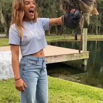 Flying Eurasian Eagle Owl 🔥