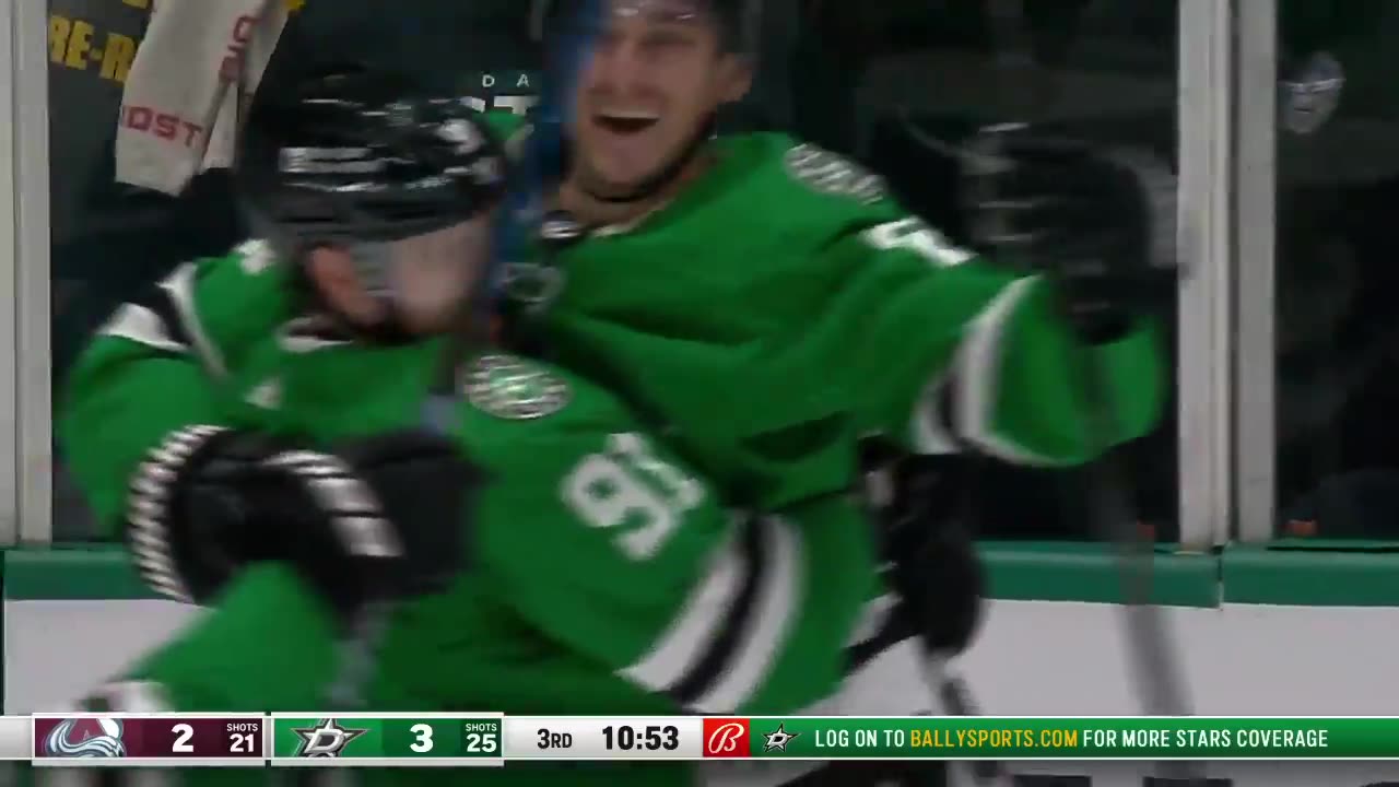 Seguin nets his second goal of game