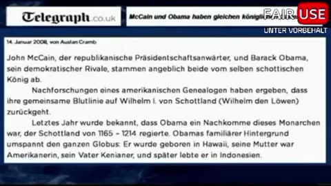 Die adligen Blutlinien der US-Präsidenten