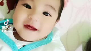 Lovely baby smile