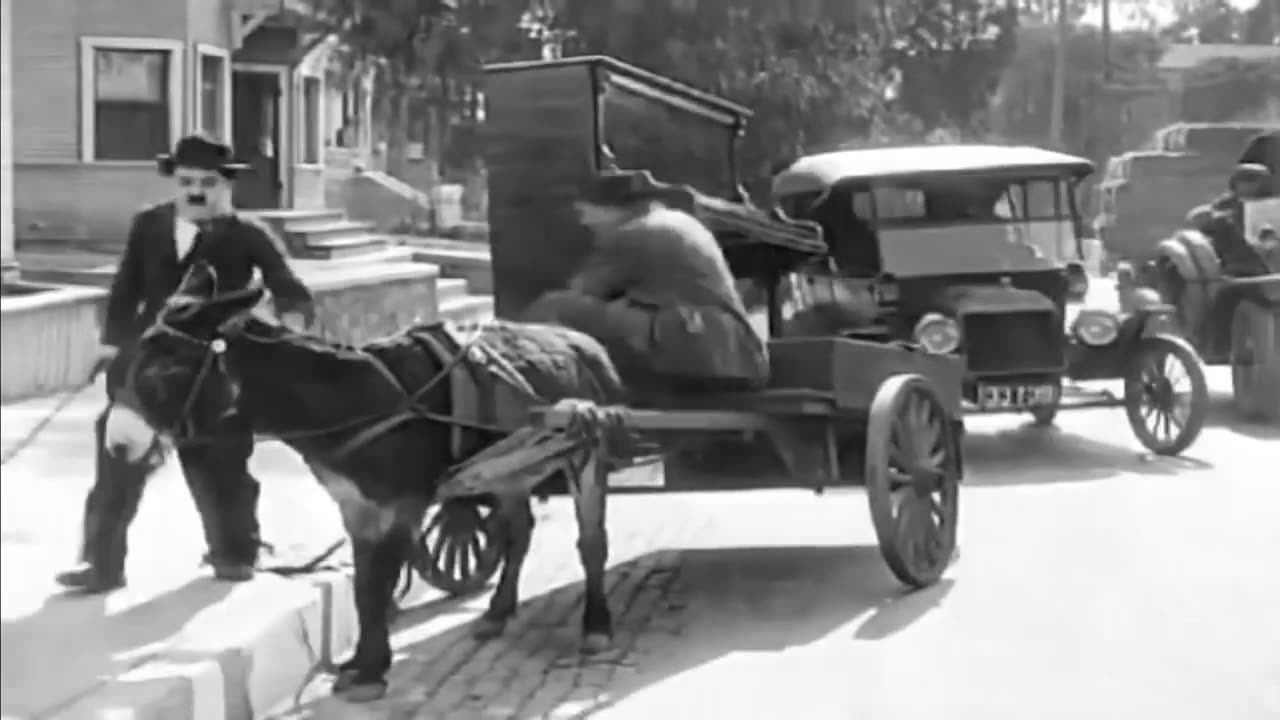 Charlie Chaplin- Piano Delivery- 1914