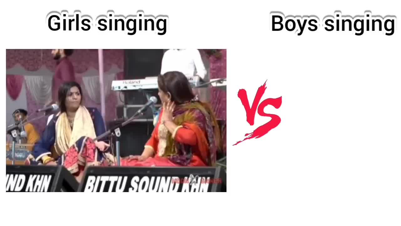 Girl Vs Boys Singing 🤣