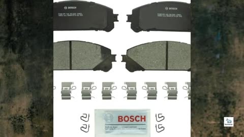BOSCH BC1324 QuietCast Premium Ceramic Disc Brake Pad Set