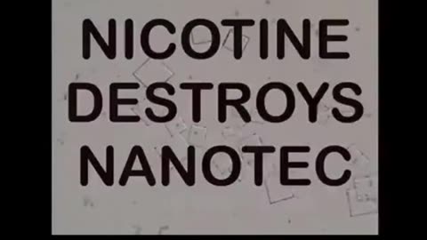 Nicotine destroys nanotech