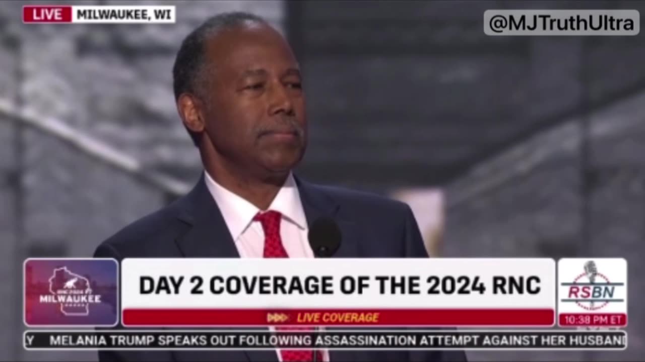 Ben Carson gives Heartfelt Message to Donald Trump