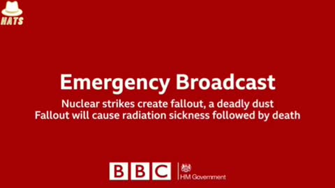 In the event of a nuclear attack ever taking place the BBC have prepared this emergency broadcast