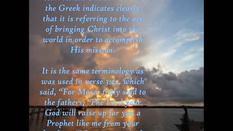 The Book of Acts 3:26 - Daily Bible Verse Commentary