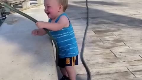 Cute & funny baby laughing video