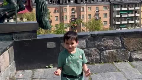 Amazing dance performed by a kid.