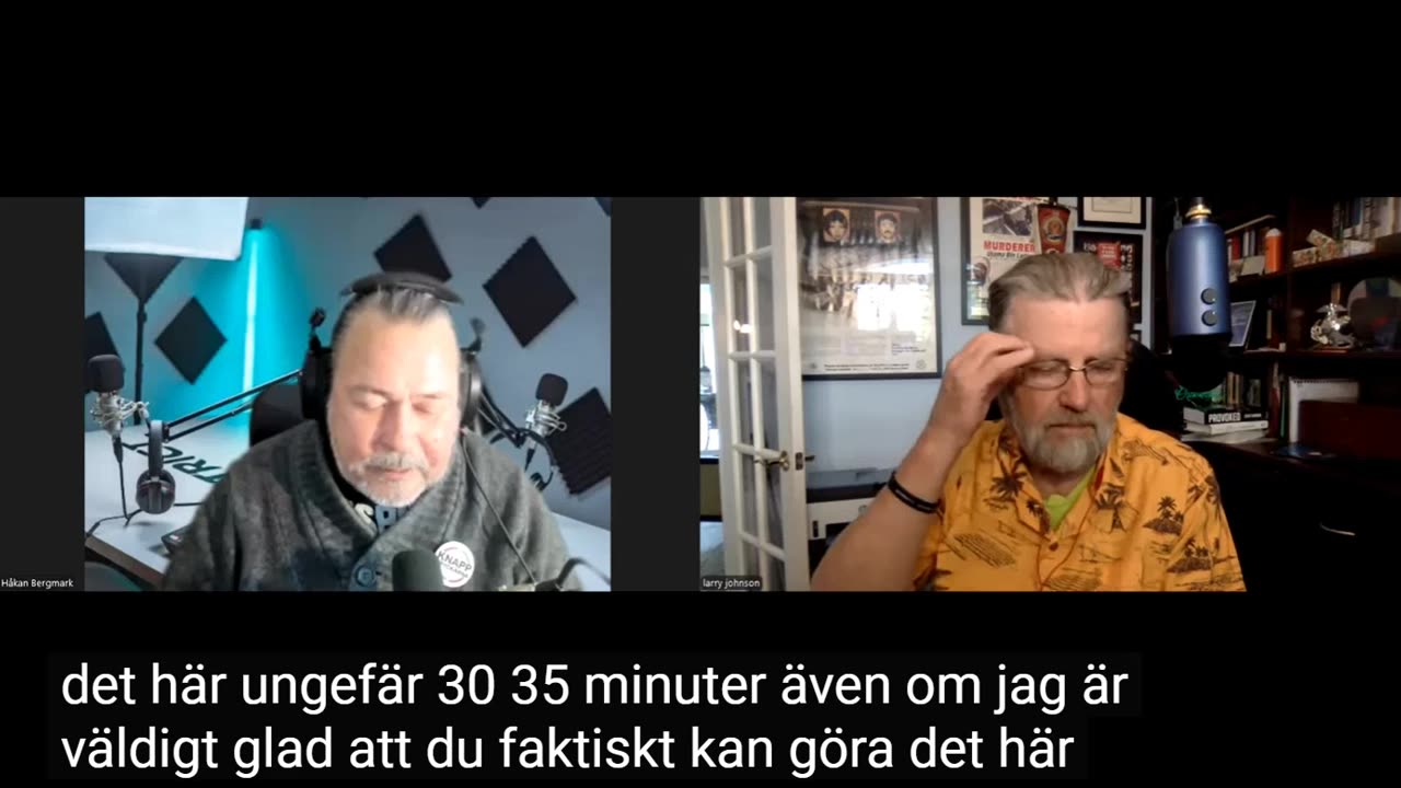 # 1285 - Bergmark med Larry Jonson om geopolitik. SVENSKTEXTAD