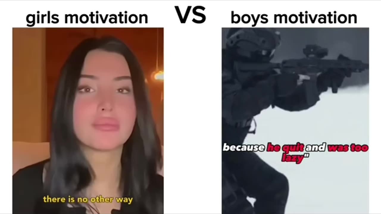 Girls vs Boys Motivation