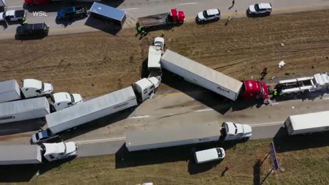 Multiple deaths reported in pileup on Missouri interstate I WNT