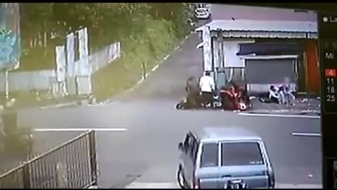 Car and motorcycle Accident #5