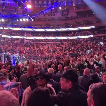 Trump arrives at Madison Square Garden UFC309