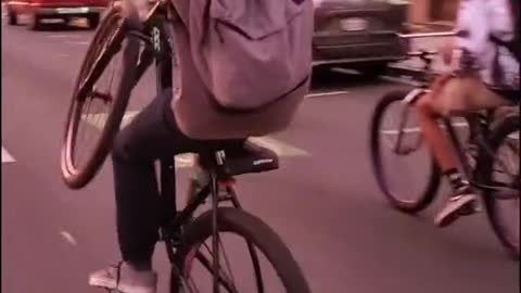 Bicycle stunt