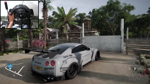 1000HP Twin Turbo Anti-Lag Nissan GTR R35 Forza Horizon 5 Thrustmaster T300RS