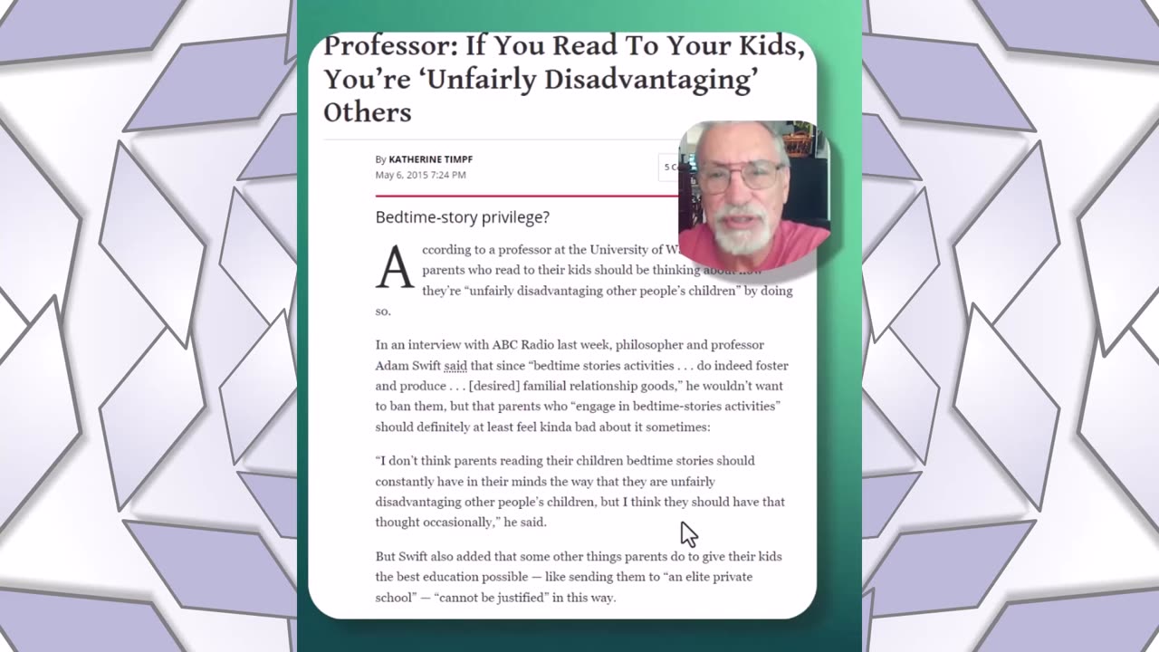 Why Intellectual Supremacist's Don't Want You to Read to Your Kids