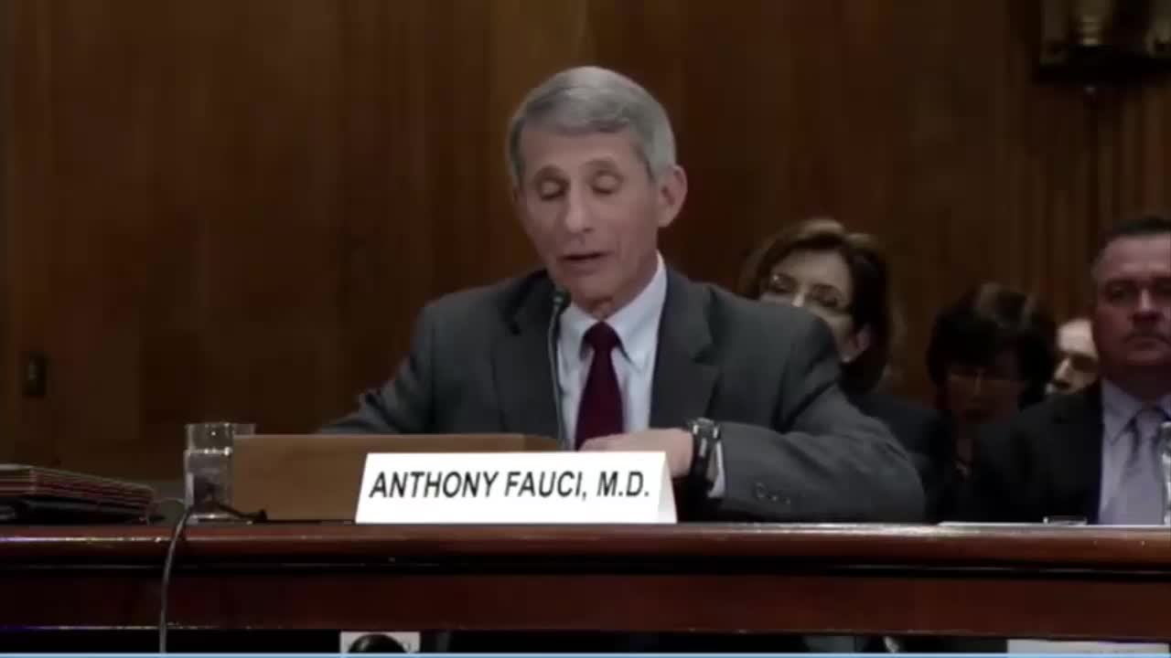 Dr. Fauci Talks To Congress About The Risks And Benefits Of Gain Of Function Research (2012)