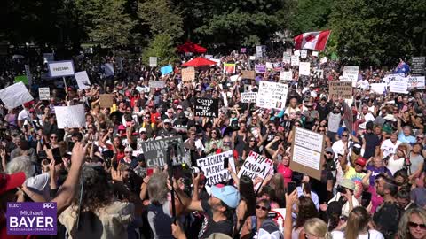 Worldwide Freedom Rally Toronto Queen's Park 09/18/21