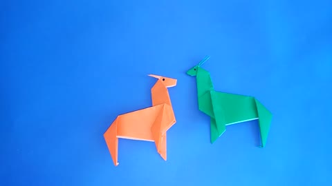 How to Make Paper Origami Alpaca