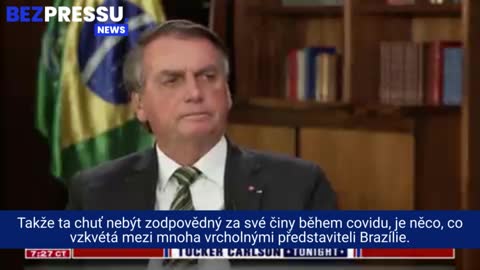 Jair Bolsonaro v rozhovor s Tuckerem Carlsonem o vakcínach a covidu