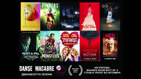 Danse Macabre (449 Izdanie) Macabre film fest broj 9 DEVET 28 10 2020@KANAL 103