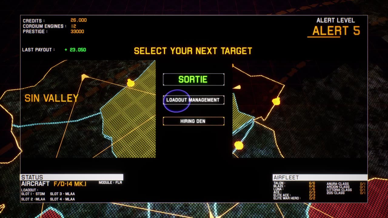 Project Wingman Conquest Mode, Mission 10, Normal, 0.5x alert modifier