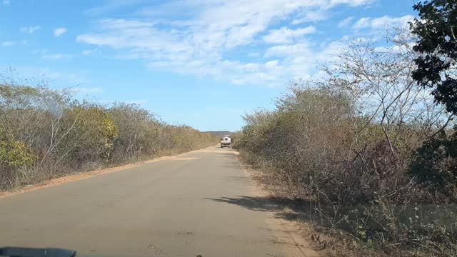 PI141 - Rodovia para São João do Piauí cheia de buracos