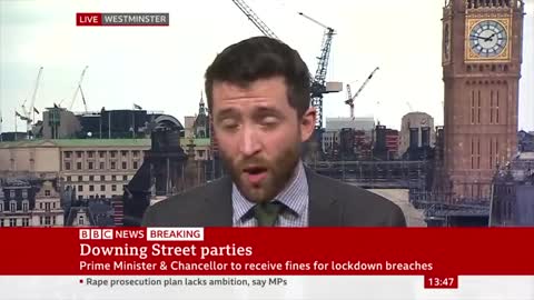 UK PM Boris Johnson and Chancellor Rishi Sunak to be fined over lockdown parties - BBC News