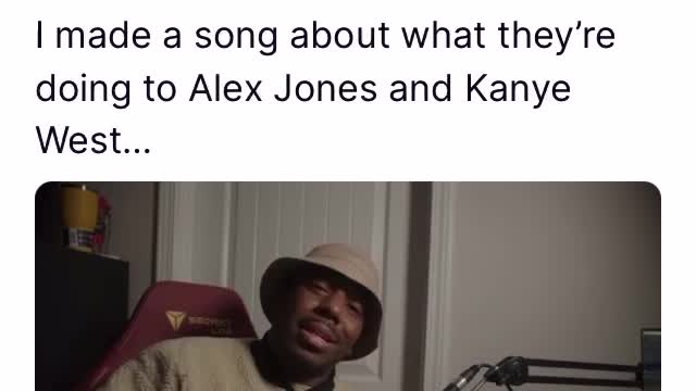 Bryson Gray wrote a song about Alex Jones and Kanye West.